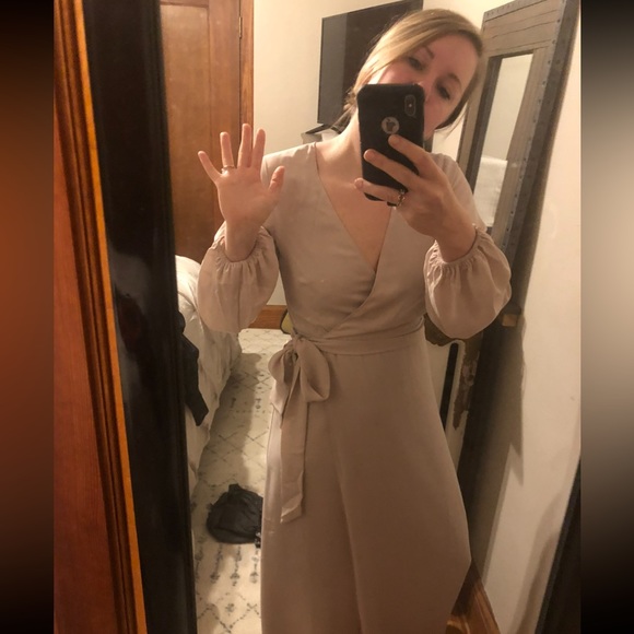 Show me your Mumu lady long sleeve wrap dress - Picture 5 of 5